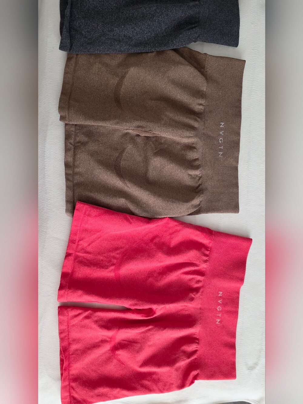 NVGTN Seamless High-Waist Shorts ×4 Sz L